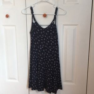 Purple spaghetti strap dress